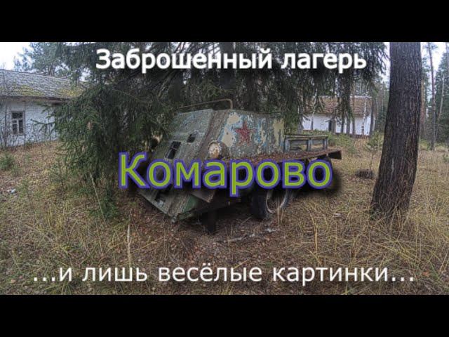 Заброшенный лагерь Комарово и лишь весёлые картинки...