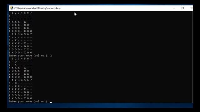 Connect-4 Game AI vs Human Project Demo смотреть онлайн