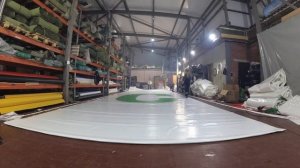 Приварка кедера на тент .