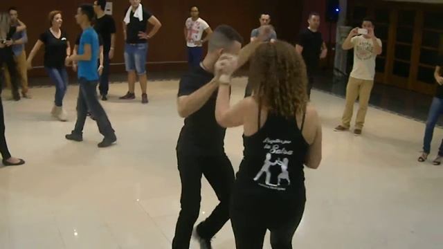 Taller bachata dominicana Anthony Rodriguez Halloween 2014 смотреть онлайн