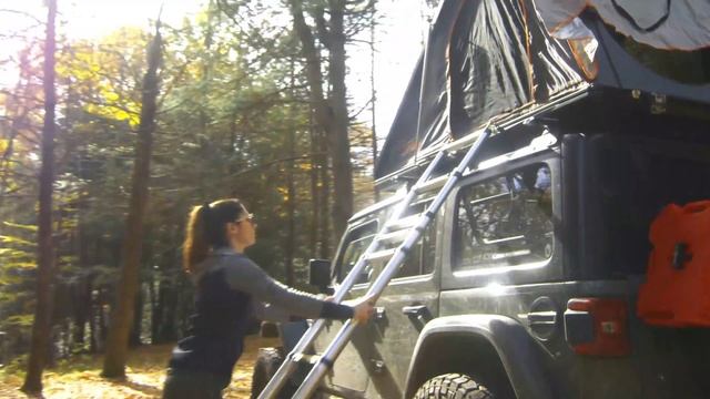 Looking for adventure with a Roofnest Falcon roof top tent смотреть онлайн