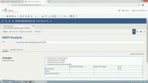 How to create a SWOT analysis with Swiss Create Business Manager