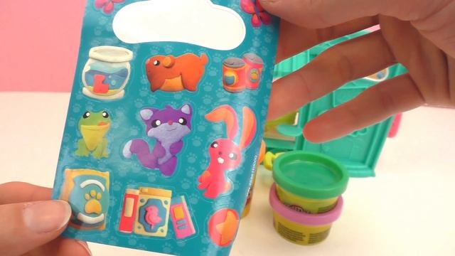 Набор для лепки Play-Doh Town Pet Store Зоомагазин демонстрация смотреть онлайн