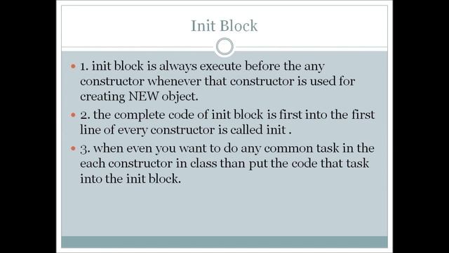 Basic Static block, init block JavaRules смотреть онлайн