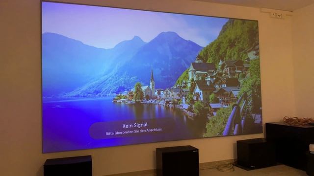 ✅ Elite Screen 135” Ceiling & Ambient Light Rejection Screen – CineGrey 3D® with LG 4K Projector
