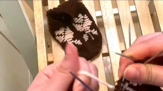 ? Следочки "Тюльпан" ?#knittingtutorialforbeginners #knittingsocks #вязаныеноски