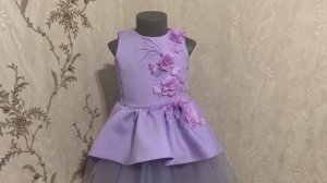 КАК СШИТЬ Очень красивое ДЕТСКОЕ ПЛАТЬЕ с юбкой из фатина 3 урок | Бесплатный мастер-класс