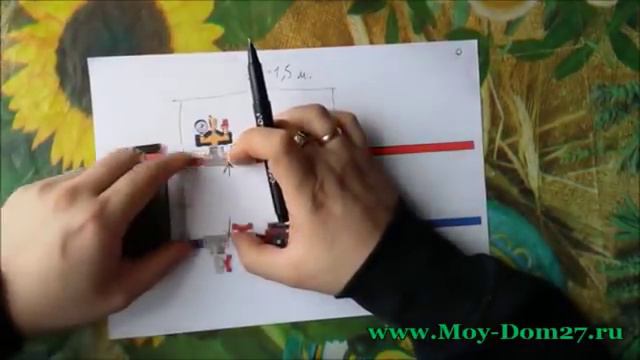 Как подключить котел отопления схема поключения (360p) смотреть онлайн