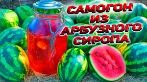 АРБУЗНЫЙ СИРОП ПРОТИВ ДВУХ САМОГОНОВ ИЗ РЕАЛЬНЫХ АРБУЗОВ