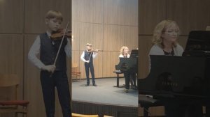 V. Radovicius competition 2022. Soloist Pranciskus Kurauskas. Play - G.F. Handel, J.B. Accolay