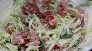 Салат Легкий с капустой