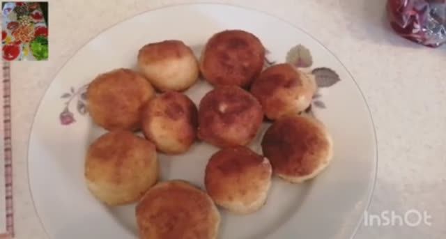 Картофельно - сырные шарики