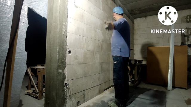 Подготовка стен из газобетона под штукатурку. #домизгазобетона