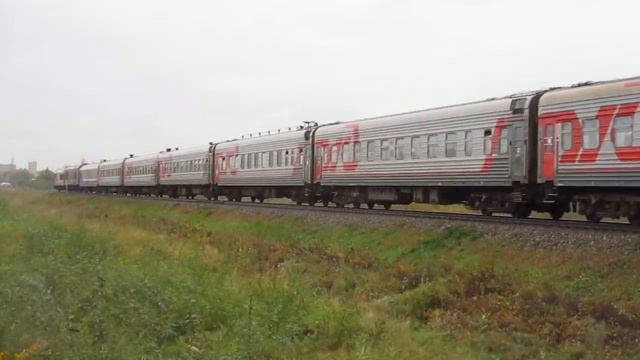 Тепловоз ТЭП70 с пассажирским поездом №391Ч Благовещенск-Чита смотреть онлайн