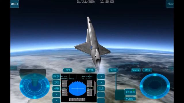 Space Simulator Beginner Tutorial - Orion Shuttle take off to orbit смотреть онлайн
