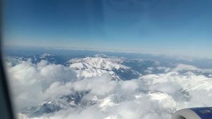 КАВКАЗСКИЙ ГОРНЫЙ ХРЕБЕТ . ЭКСКУРСИЯ НА САМОЛЁТЕ.