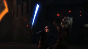 Тёмная Асока против Энакина и Оби Ван Кеноби под песню