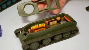 Танк БТ-7А "Артиллерийский" из Пластилина!
