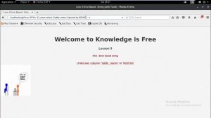 Website Hacking: Error Based String Sql Injection - Lab 3