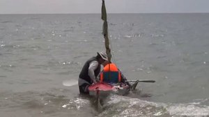 Под изумрудными парусами на байдарке по Черному морю.2015г.