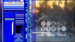 История заставок программы "Доброе утро" на Первом Канале