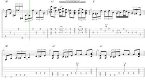 SRV Acoustic Blues Tabs