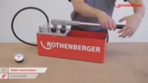 Опрессовочный насос ROTHENBERGER RP 50
