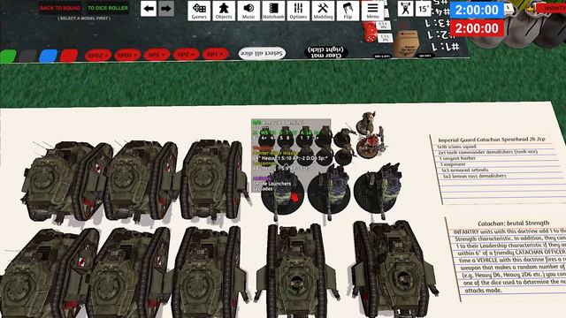 Warhammer 40,000 Army list #12 Imperial Guard (Catachan) смотреть онлайн