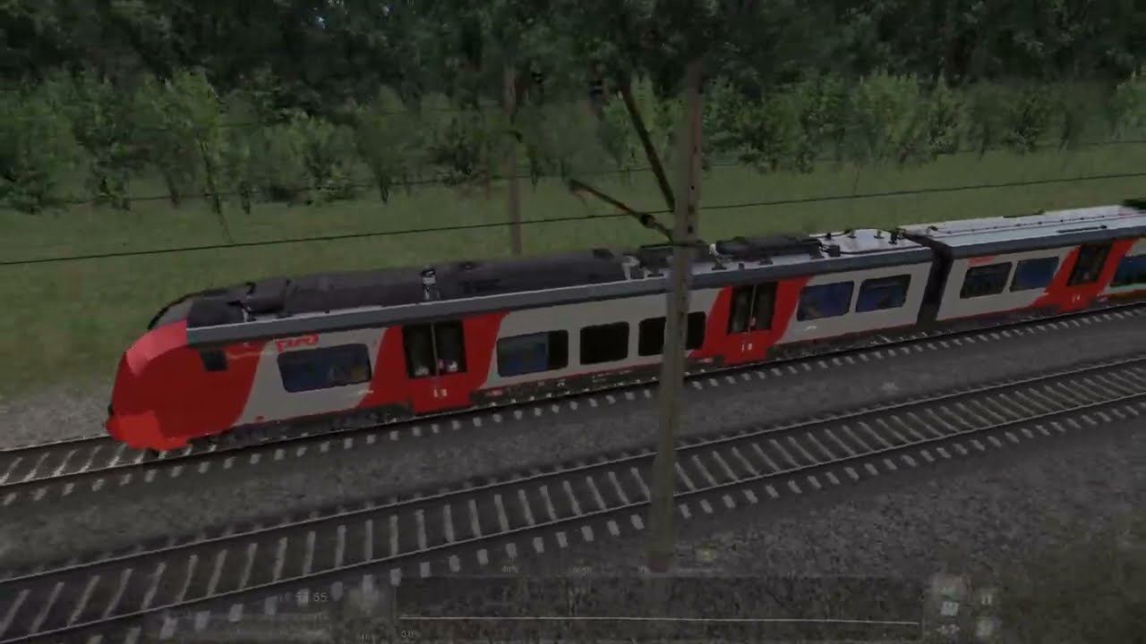 Rw train simulator ласточка с поездом 845 Тверь-Москва(Ленинградская) смотреть онлайн