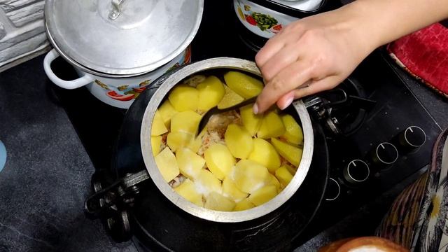 Жаркое из курицы в афганском казане #жаркое #курица #афганский казан