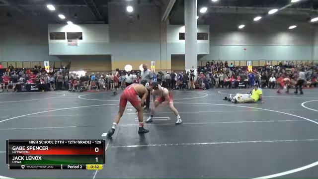 High School (11th - 12th Grade) 126 Gabe Spencer Heyworth Vs Jack Lenox USWA смотреть онлайн