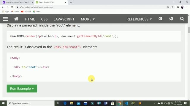 Render Function in React JS 2021 in Urdu/Hindi