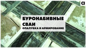 Буронабивные сваи: опалубка и армирование фундамента на буронабивных сваях | Alkor House