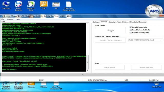 CM2 DA ERROR DRAM Configure Failed ErroCode 0x2003 Solution By AMS TECH