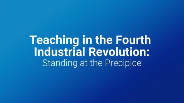 A book is born: Teaching in the Fourth Industrial Revolution смотреть онлайн