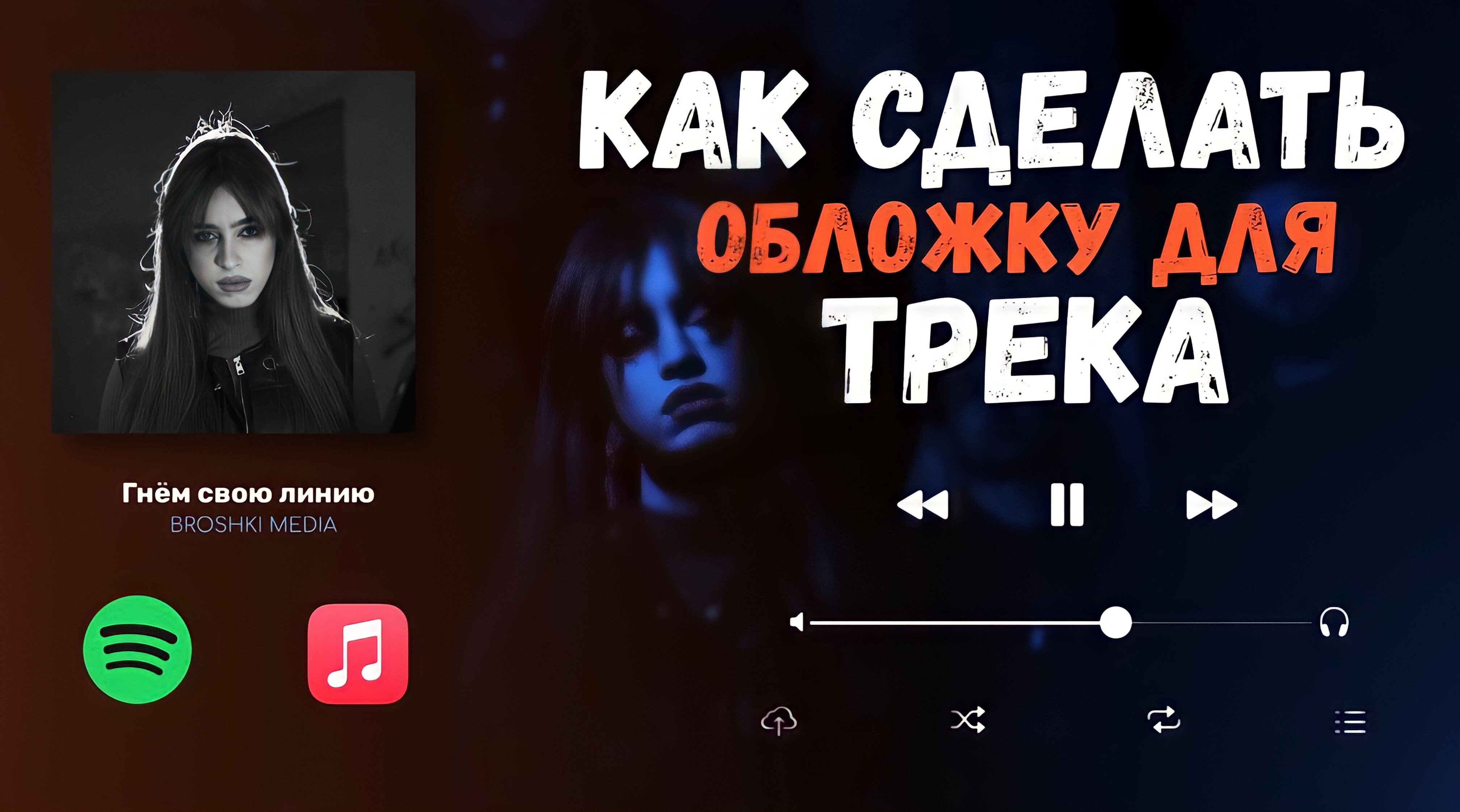 КАК СДЕЛАТЬ ОБЛОЖКУ ДЛЯ ТРЕКА