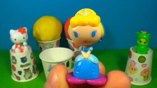 5 Play-Doh ICE CREAM surprise eggs HELLO KITTY Disney Cars SpongeBob Disney PRINCESS Party Animals смотреть онлайн