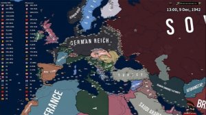 【HOI4 Timelapse】What if Italy connects to North Africa? - WWII