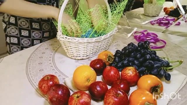 Фруктовая корзина/Жемісті себет #фруктоваякорзина #оригинальныйподарок смотреть онлайн