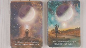 Moonology Manifestation Oracle Deck and Guidebook Flip Through, Walkthrough ? Astrology Oracle Card