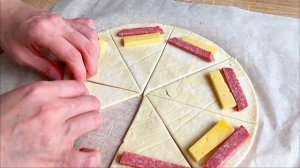 Удивительно вкусный и простой РЕЦЕПТ из слоеного теста