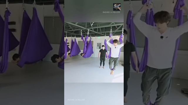 fly BTS fly || Bangtan flying yoga #runbts #shorts #short #btsarmy #btsshorts #RunBTSrun #bangtan