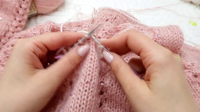 Французкая ажурная кофточка спицами из пряжи Alize Angora Star Реглан снизу Росток + Схема