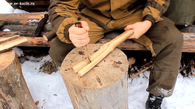нож Секач из стали Х12МФ смотреть онлайн