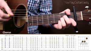 Как играть на гитаре Vance Joy – Riptide (guitar tutorial). YouPlayGuitarEasily