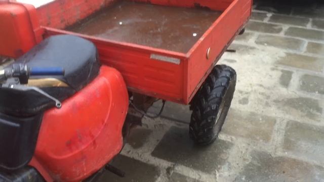Резина от Квадроцикла на мотороллере МУРАВЕЙ.