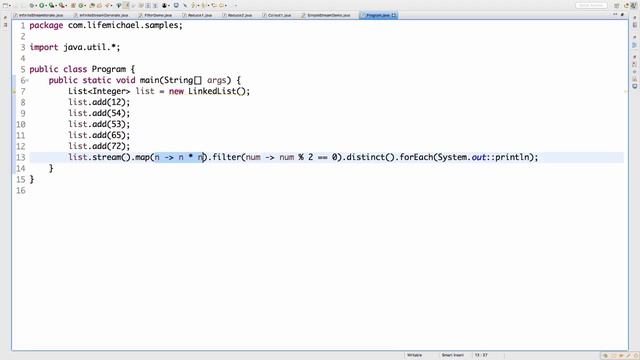 Java 8 Streams смотреть онлайн