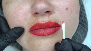 Эскиз губ. Полный процесс (Перманентный макияж)
