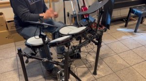 Hear how quiet it is!  Alesis Nitro Max Kit Electric Drum Set with Quiet Mesh Pads