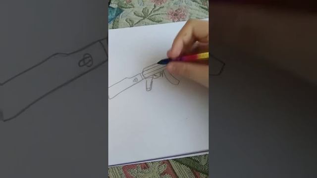 Как нарисовать АК-47?? Просто, если косякнул сори? смотреть онлайн